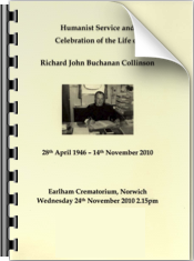 Richard's Funeral Order of Ceremony